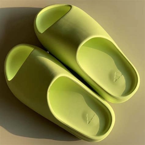 Adidas Yeezy Slide Glow Green Gx6138 Gx6139 Gx6140 Release Date