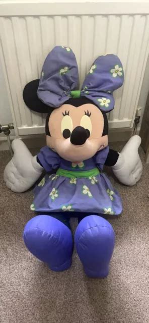 Giant Vintage Talking Disney Minnie Mouse Large Plush Mattel Soft Toy