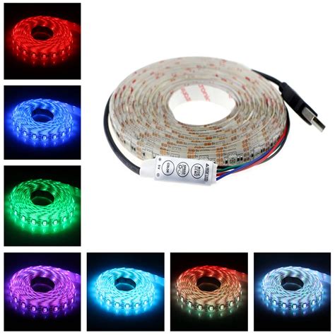 Ip Led M Rgb Usb Led Strip Light Dc V Tv Background Lighting