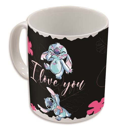 Stitch I Love U Mug Thermor Actif Ml Shopforgeek Tasse