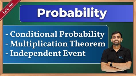 Probability Conditional Probability Multiplication Theorem Bcom