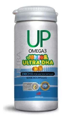 Omega 3 Up Junior Ultra Dha 60 Capsulas Ultrapure Newscience Sabor Sin