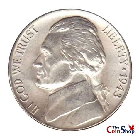 1943-P Silver Jefferson Nickel Grade Average Circulated