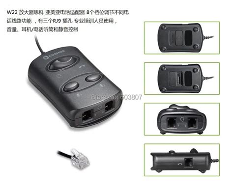 Rj11rj9 Handsetheadset Switch Box Headset Adapter Mute Switch Rj9 Modular Handset Plug To Dual