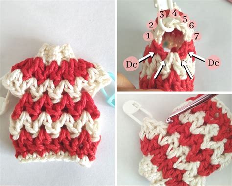 Ugly Christmas Sweater Crochet Ornament • RaffamusaDesigns