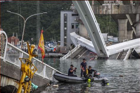 Two Dead In Taiwan Bridge Collapse Myanmar Digital News