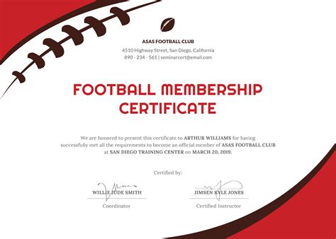 Sports Award Certificate Template Word - Awesome Template Collections