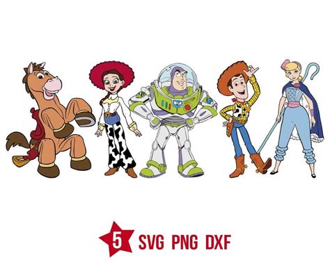 Toy Story svg, Toy Story png, Toy Story dxf, Toy Story cricut, Sheriff Woody, Forky, Buzz ...