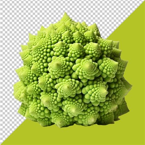 Premium PSD Png And Psd Fresh Romanesco Broccoli Isolated On A