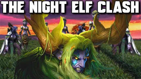 The Night Elf Clash Wc Grubby Youtube