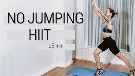 15 Min NO JUMPING FULL BODY HIIT No Repeat No Equipment YouTube