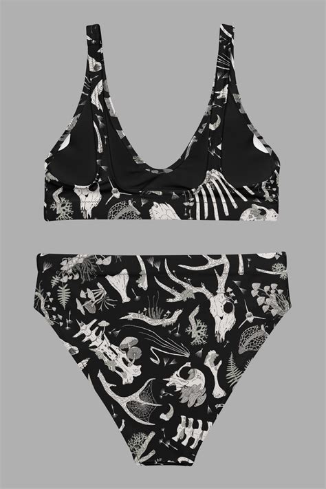 Fungalis Print Recycled Padded Bikini Top Cosmic Drifters