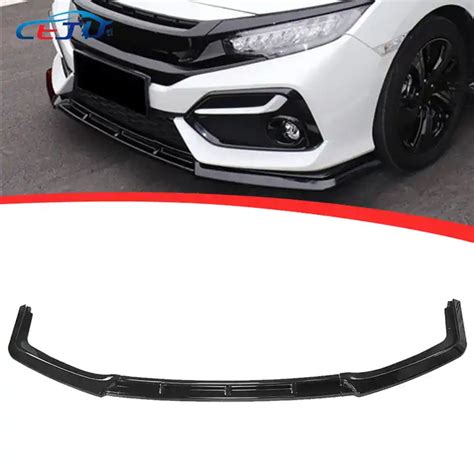 Front Bumper Splitter Lip Spoiler Diffuser Guard Cover Trim Body Kit