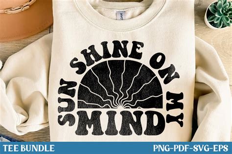 Sun Shine On My Mind Summer Design SVG Graphic By TeeBundle