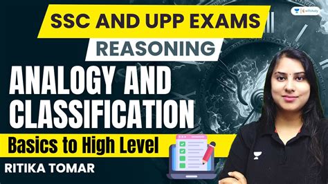 Analogy And Classification Reasoning Basics To High Level Ssc And