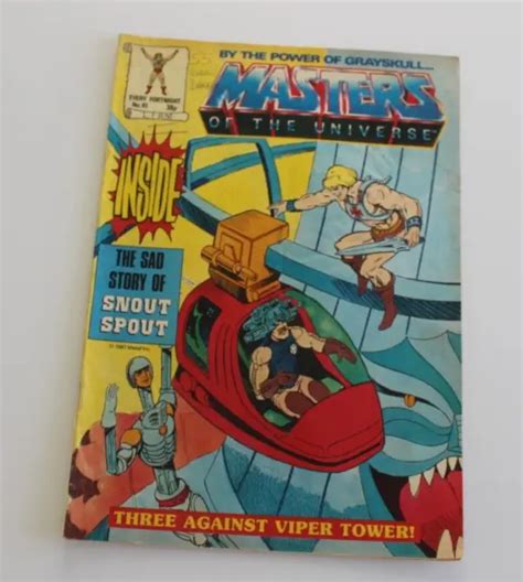 Masters Of The Universe Comic He Man First Story Of Snout Spout