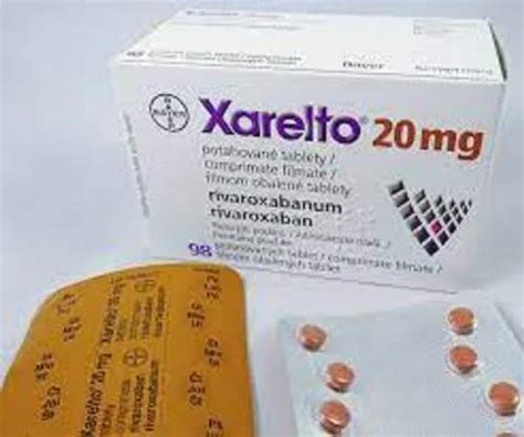 Xarelto Rivaroxaban Mg Tablet At Piece Anticoagulant