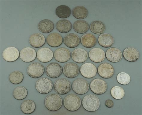 Lot - COLLECTION OF 37 COLLECTIBLE U.S. SILVER COINS