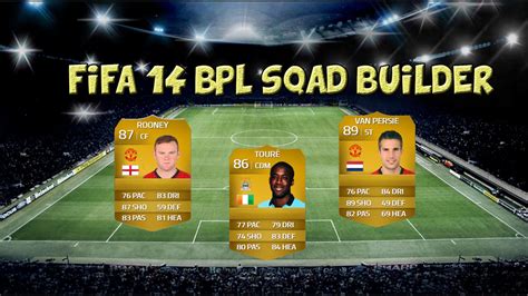 FIFA 14 BPL SQUAD BUILDER YouTube