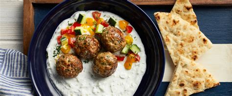 Lamb Meatballs With Tzatziki Fage Yogurt