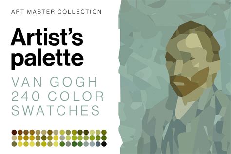 Van Gogh 240 Color Swatches Palette – MasterBundles