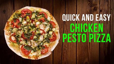 How To Make The Best Chicken Pesto Pizza Easy Pesto Pizza Youtube