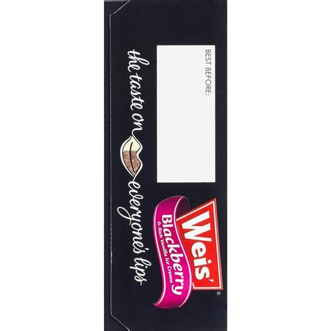 Weis Ice Cream Bar Blackberry Rich Vanilla 4pk 280ml Woolworths