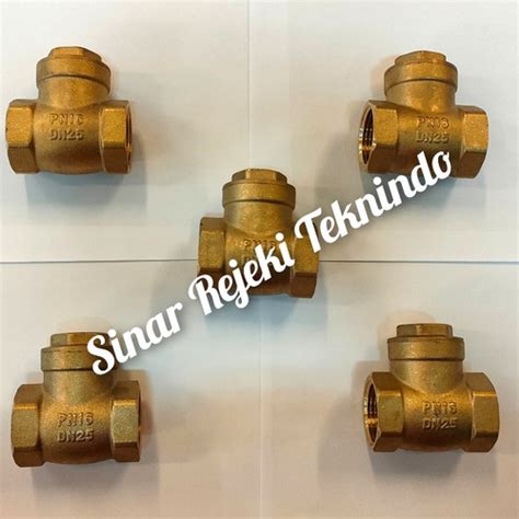 Jual Check Valve Kuningan Ukuran Inch Swing Check Valve Kuningan