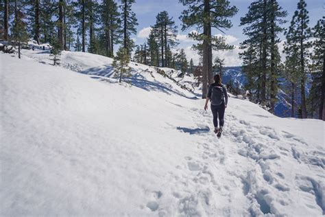 Hiking Upper Yosemite Falls In Winter - Where's Janice