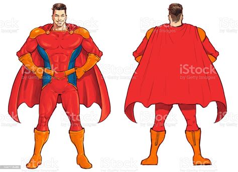 Superhero Costume Design Stock Illustration - Download Image Now ...