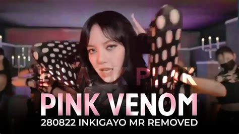 Mr Removed Blackpink 블랙핑크 Pink Venom 280822 Inkigayo Mr제거 Live Vocals Youtube