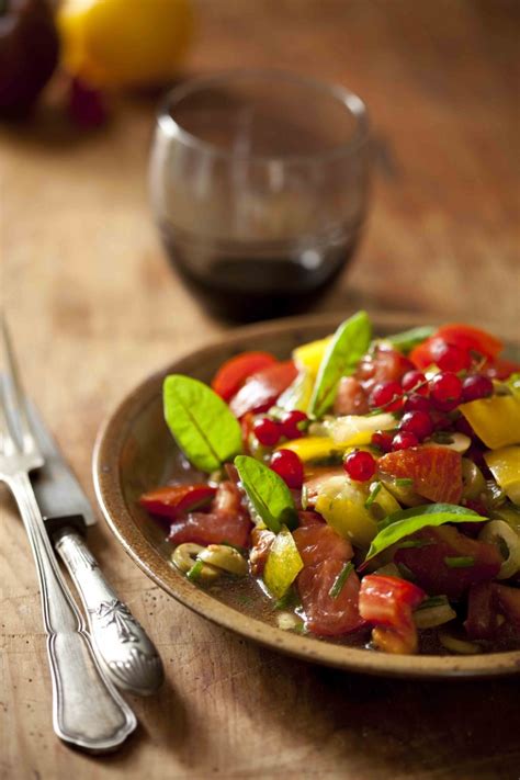 Salade De Tomates Multicolores Recette Simple Et Fruit E