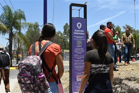 Inauguran puntos púrpura en Tlajomulco Tráfico ZMG