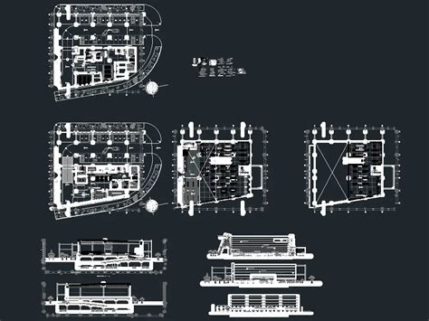 Centro Comercial En AutoCAD Librería CAD