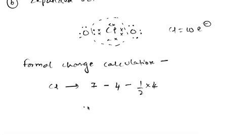 Clo2 Lewis Structure Formal Charges