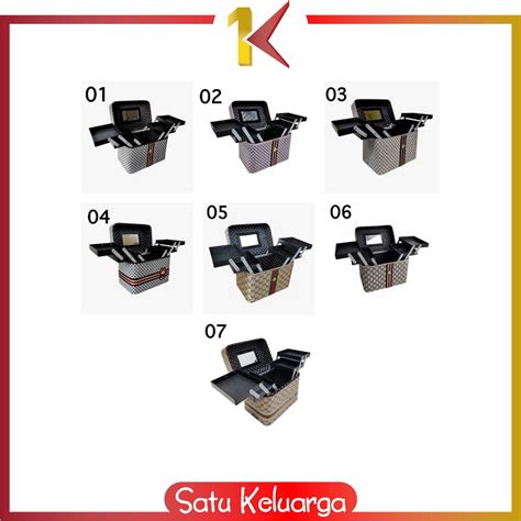 Jual SK K1 BOX MAKE UP Kotak Kosmetik Beauty Case Tas Kosmetik Make Up