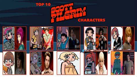 Top 10 Scott Pilgrim characters by Negaboss2000 on DeviantArt