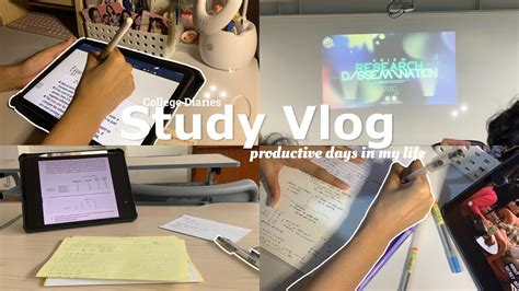 Random Days Productive Study Vlog Life Lately Busy Days Pre Finals