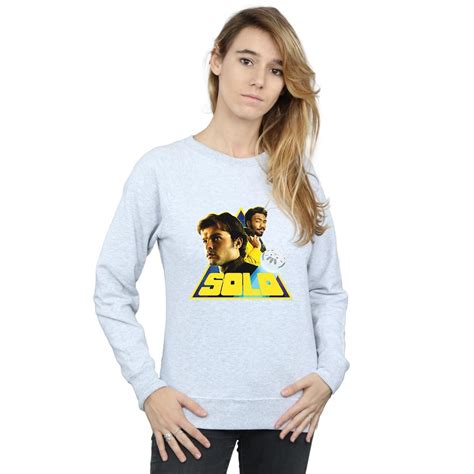 Star Wars Womens Solo Retro Triangle Sweatshirt Walmart