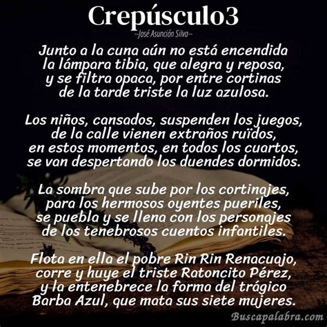 Poema Crepúsculo3 de José Asunción Silva Análisis del poema