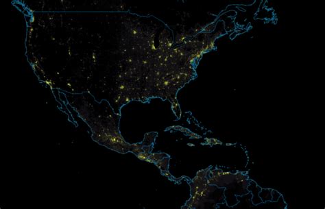 World Population Density Heat Map