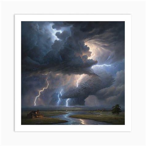 Lightning Storm Art Print by ArtistryJourney - Fy