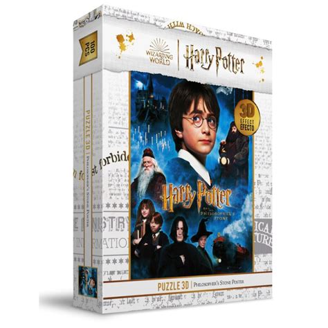 Puzzle Lenticular Harry Potter Y La Piedra Filosofal Por 12 90