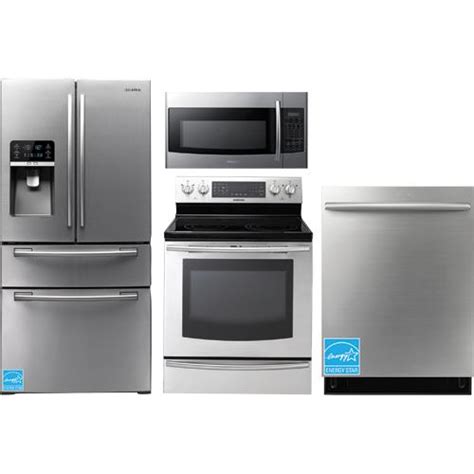 Samsung Rf4267hars Stainless Steel Complete Kitchen Package Samsung Rf4267hars 260 Cuft