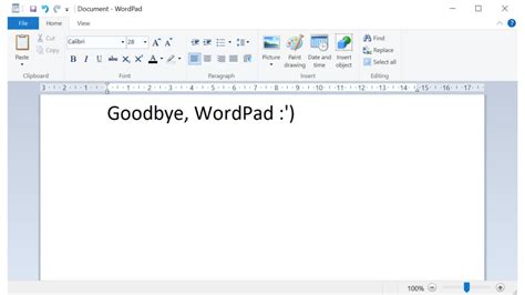 Microsoft Ends Wordpad’s Run As A Built In Windows App Since 1995 Extremetech