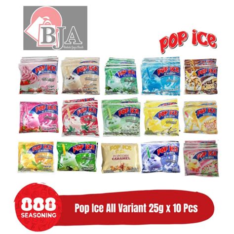 Jual Pop Ice All Varian Sachet Minuman Es Blender Gr Bpom Pop Ice