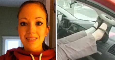 Woman Had Her Feet On The Dashboard During A Road Trip Biggest Mistake