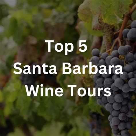 Top 4 Santa Barbara Wine Tours — Blackhawk Limousine