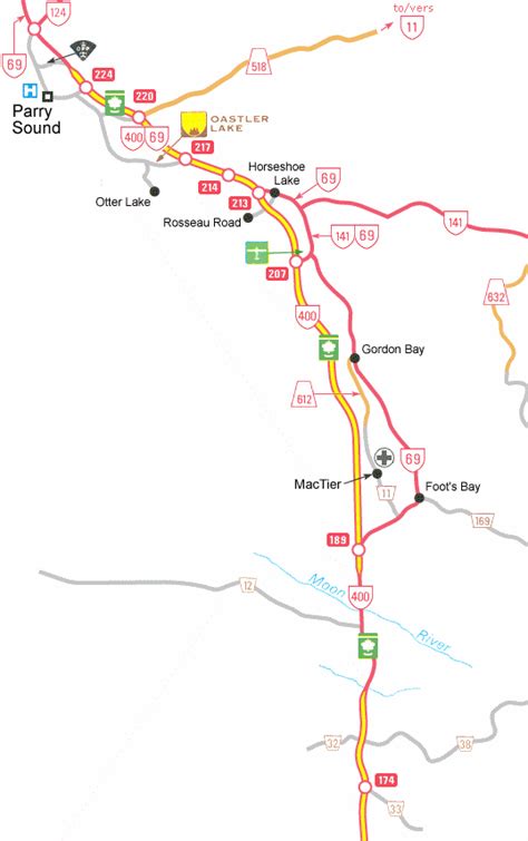 Ontario Highway 69 Route Map - The King's Highways of Ontario