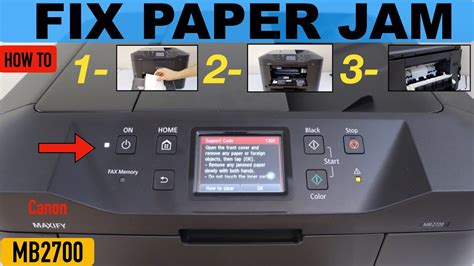 Canon Maxify MB2700 Fix Paper Jam In 3 Easy Steps Support Code 1300